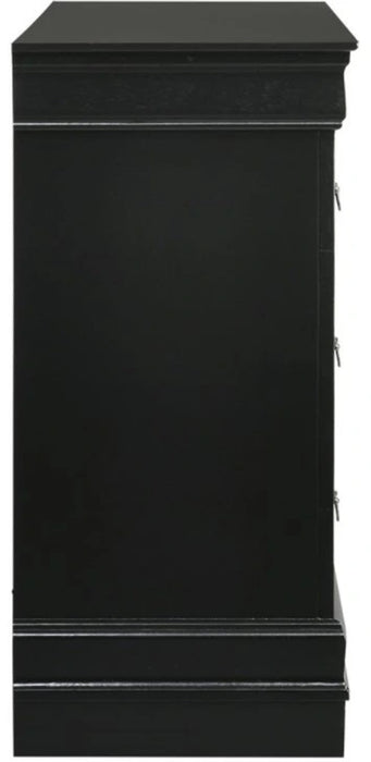 Louis Philippe Dresser in Black - Jack’s Furniture and More (Laredo, TX)