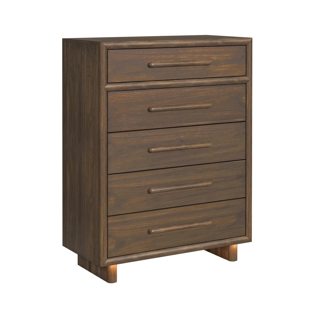 Brisbane UPH Bedroom Set with Boucle Beige and LED
