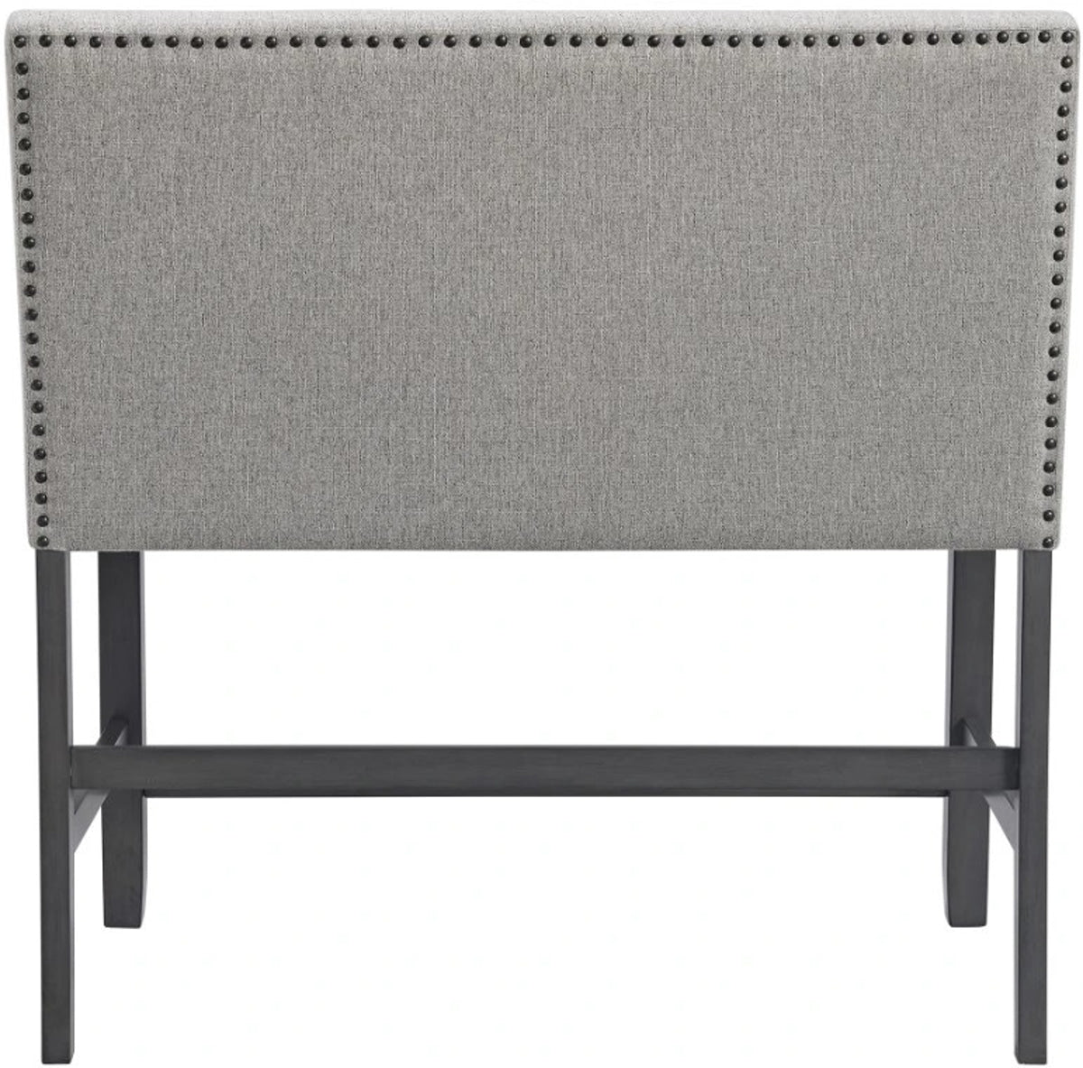 Seneca Counter Height Dining Bench with Back in Grey - Jack’s Furniture and More (Laredo, TX)