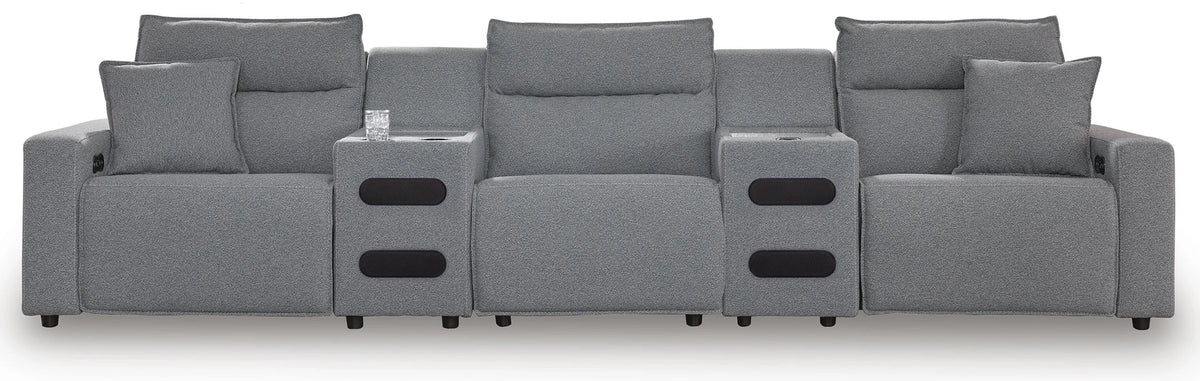 Modmax II Reclining Sectional with Audio Consoles
