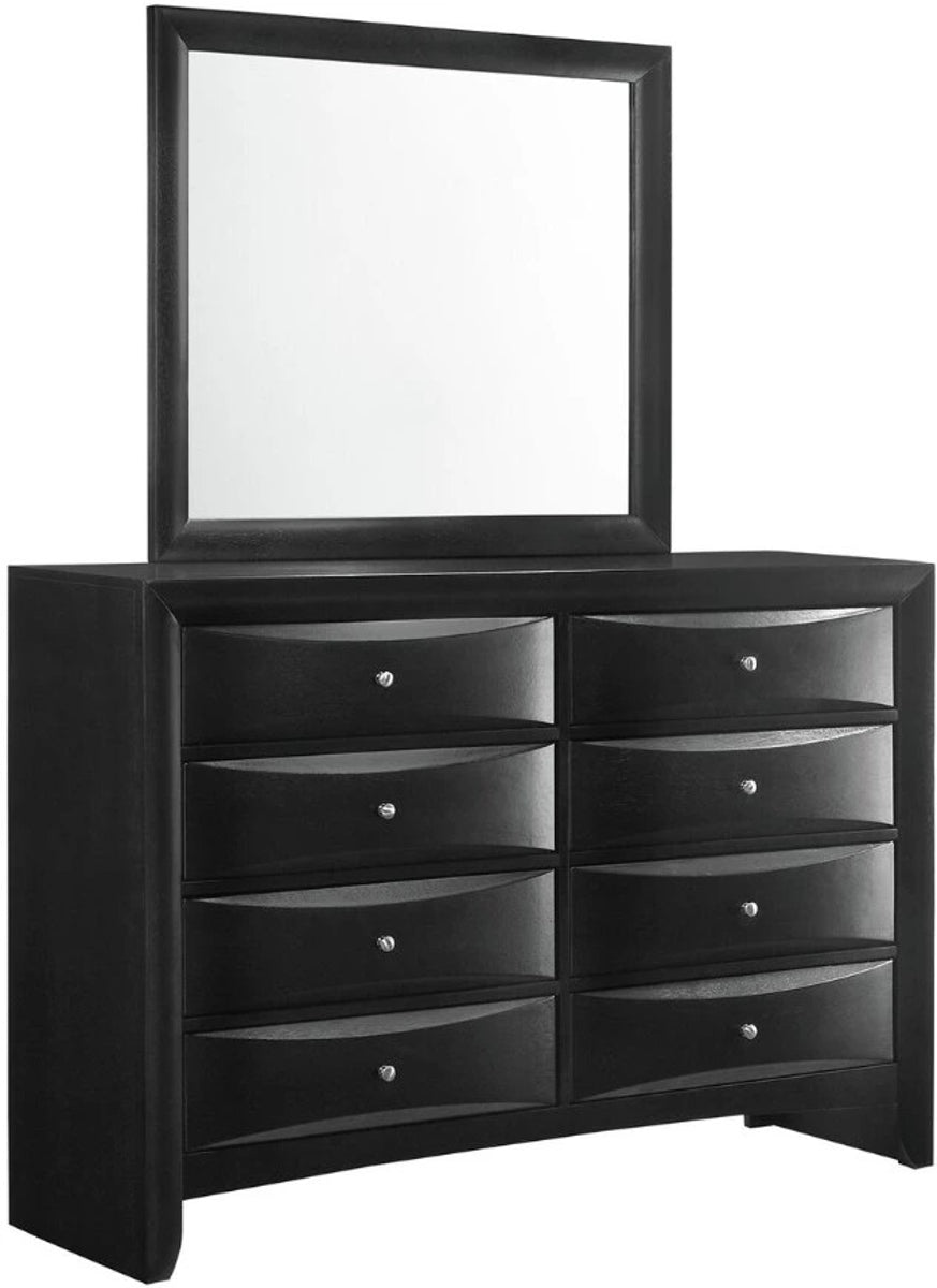 Emily Mirror in Black - Jack’s Furniture and More (Laredo, TX)