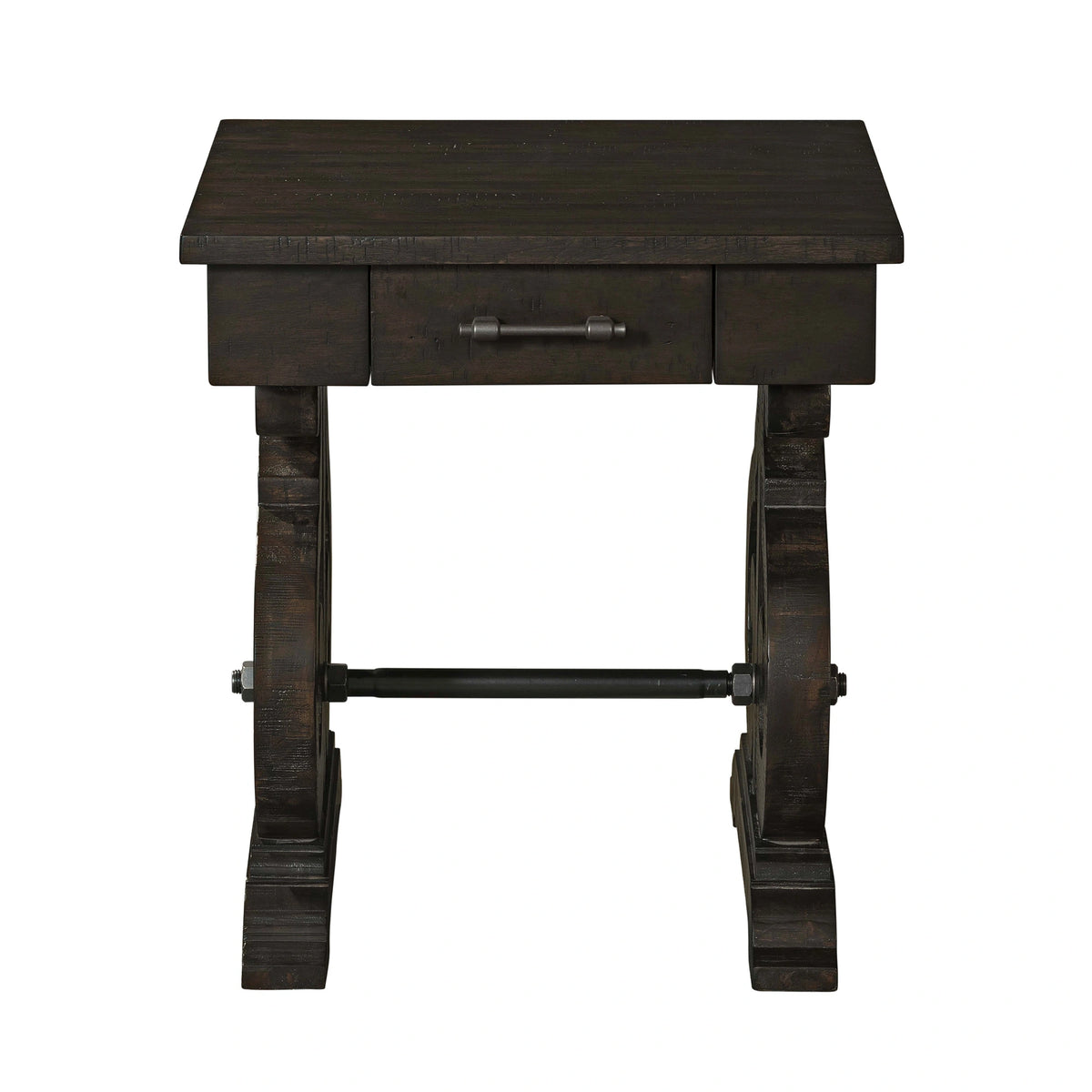 Stone Occasional Side Table With PU Base