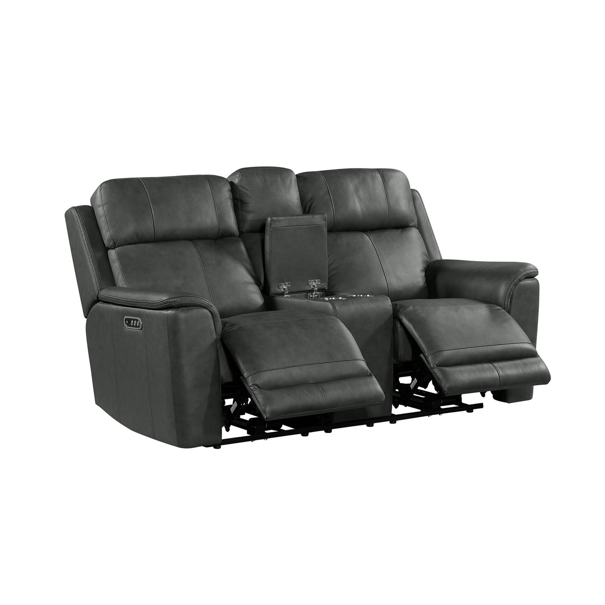 Mustang P3 Loveseat with Console in Aline