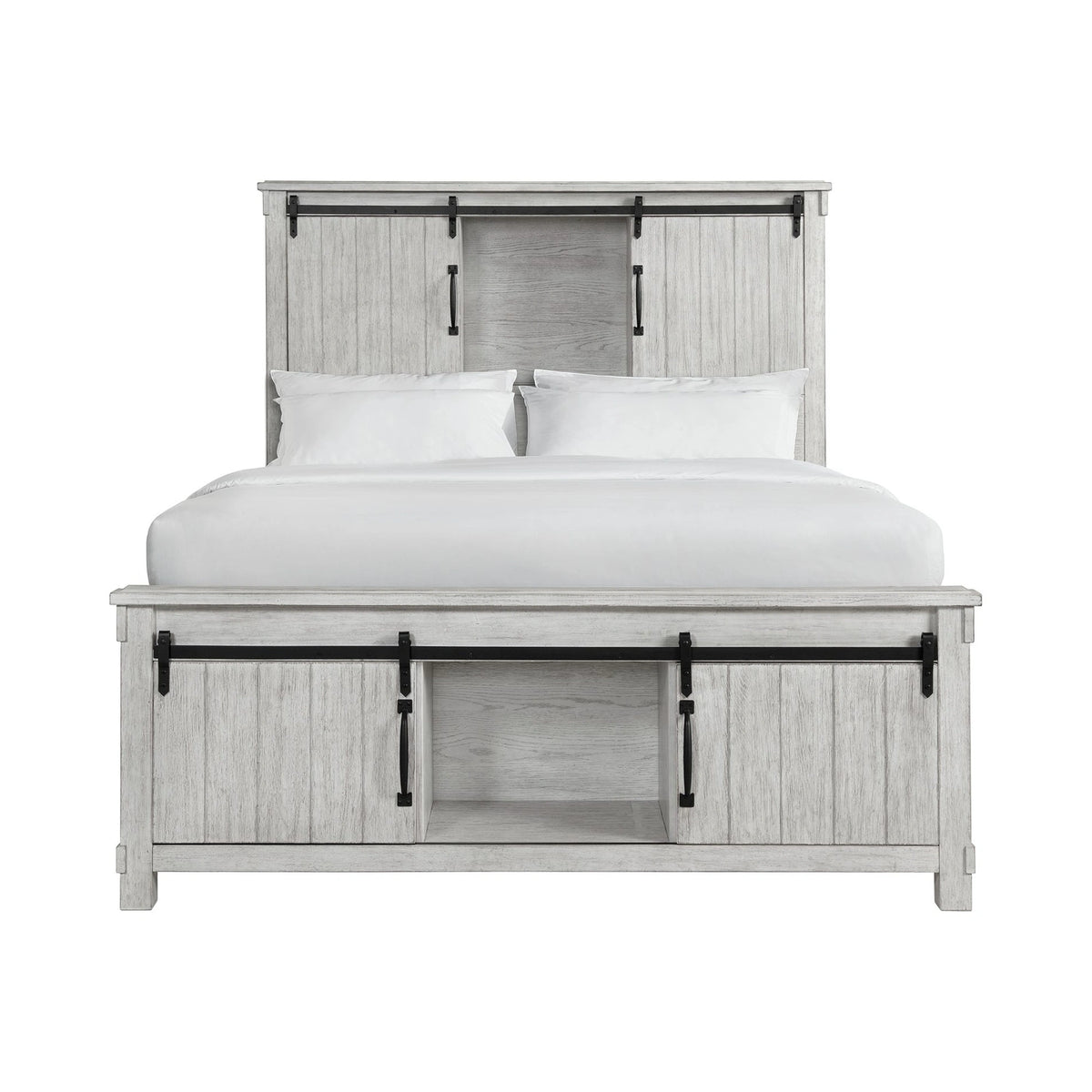 Scott Storage Bed White Finish