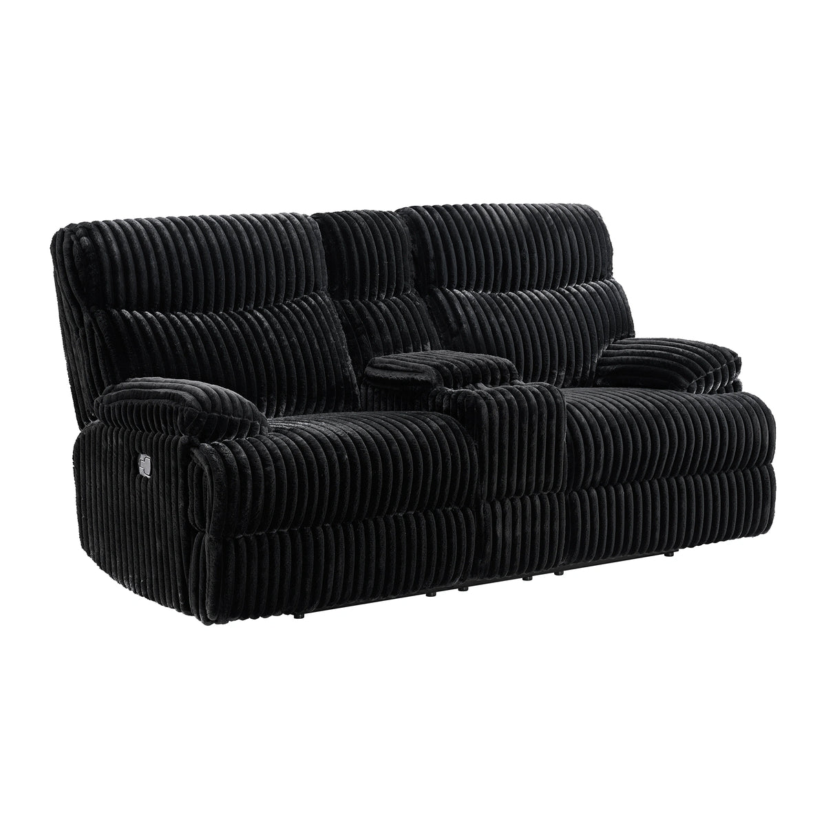 Admiral Living Room Set in Masis Black