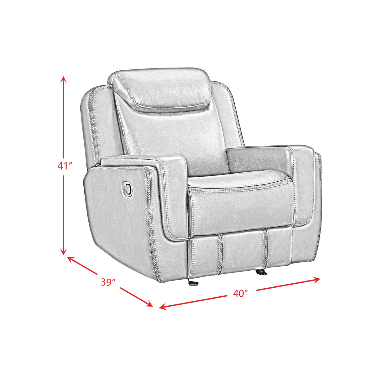 Panther Glider Motion Recliner in Neono Brown