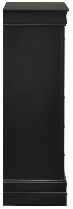 Louis Philippe Chest in Black - Jack’s Furniture and More (Laredo, TX)