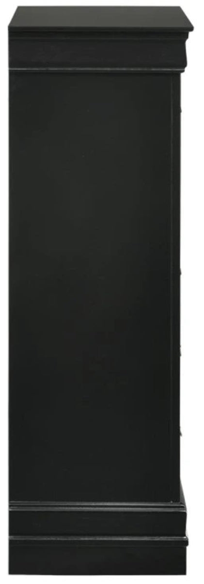 Louis Philippe Chest in Black - Jack’s Furniture and More (Laredo, TX)