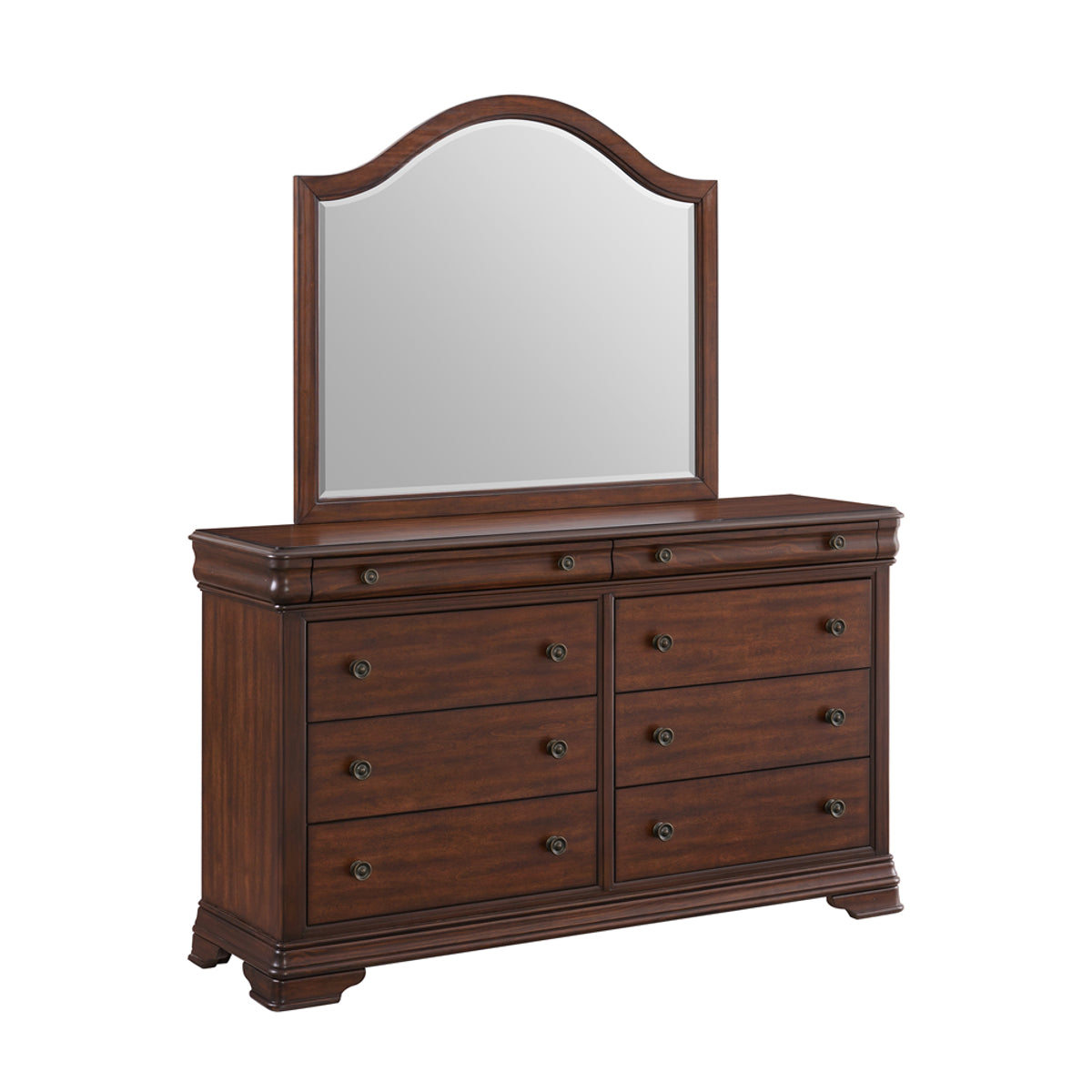 Phillipe Mirror in Brown - Jack’s Furniture and More (Laredo, TX)