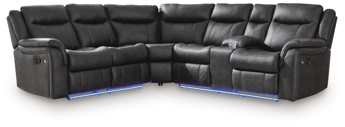 Sultan Meadow Reclining Sectional - Jack’s Furniture and More (Laredo, TX)