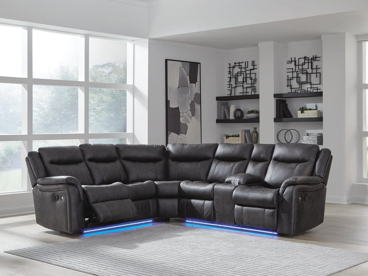 Sultan Meadow Reclining Sectional - Jack’s Furniture and More (Laredo, TX)