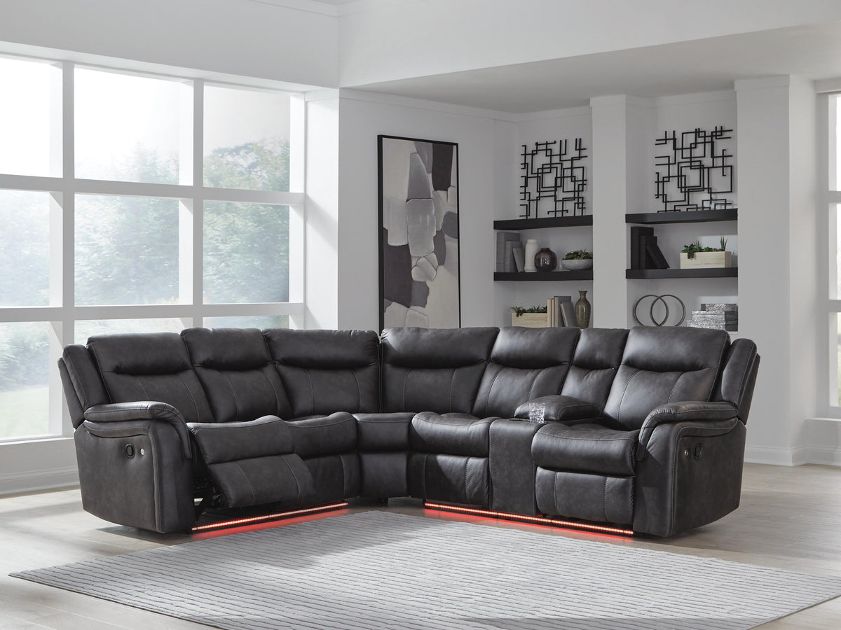 Sultan Meadow Reclining Sectional - Jack’s Furniture and More (Laredo, TX)