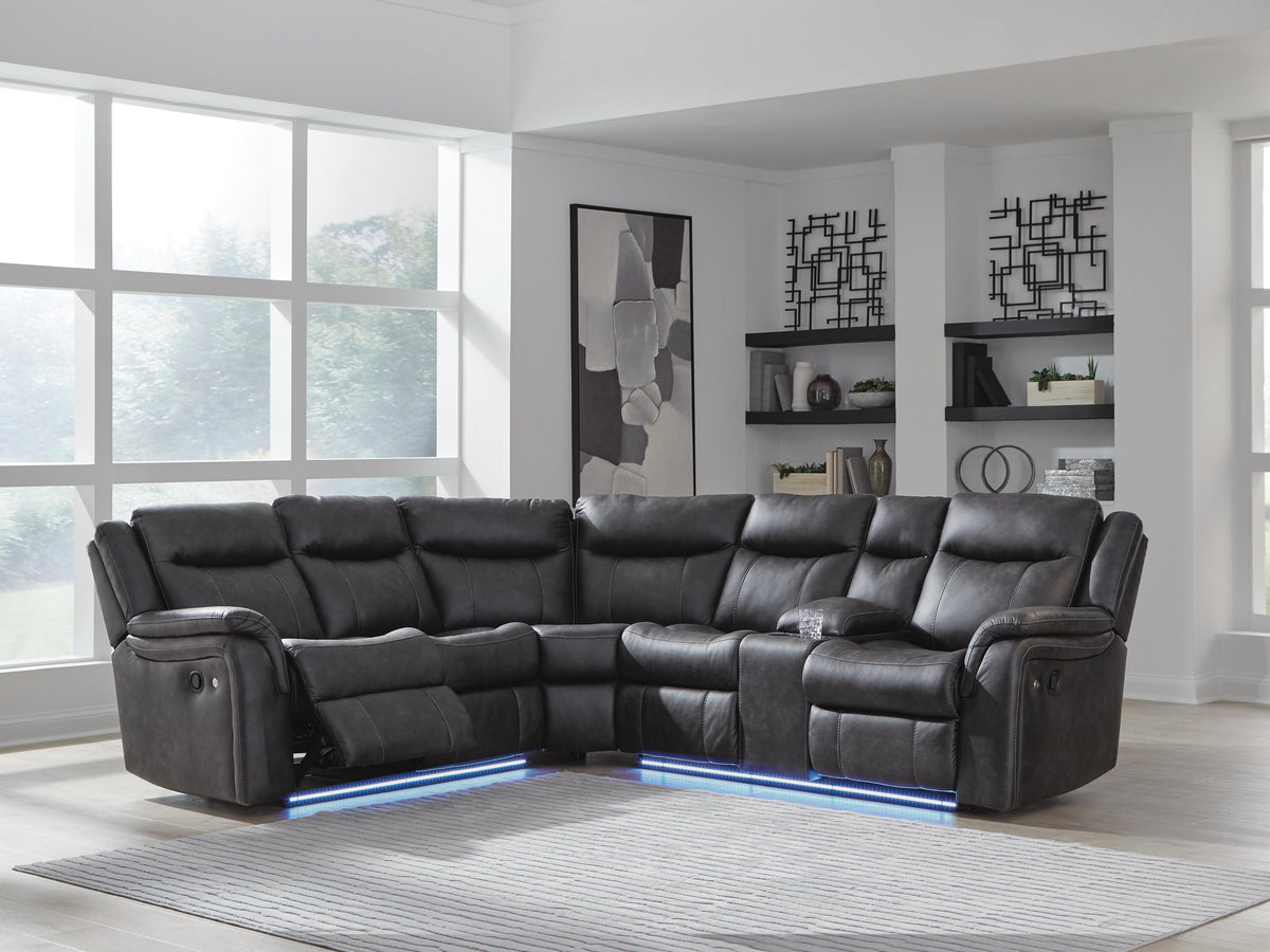 Sultan Meadow Reclining Sectional - Jack’s Furniture and More (Laredo, TX)