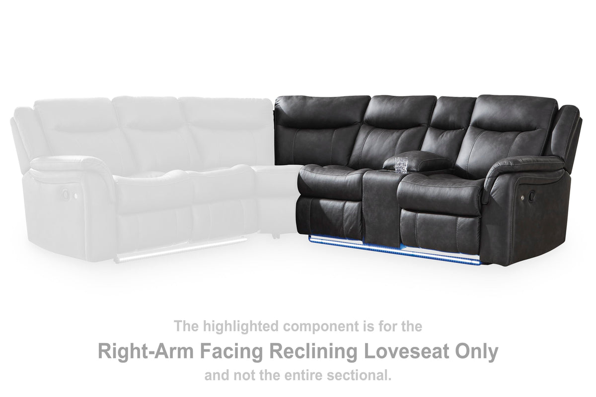 Sultan Meadow Reclining Sectional - Jack’s Furniture and More (Laredo, TX)