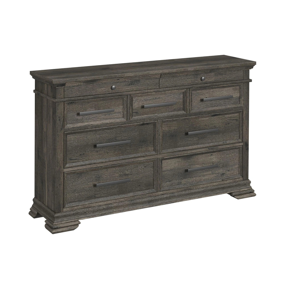 Park Ridge 9-Drawer Dresser in Charcoal