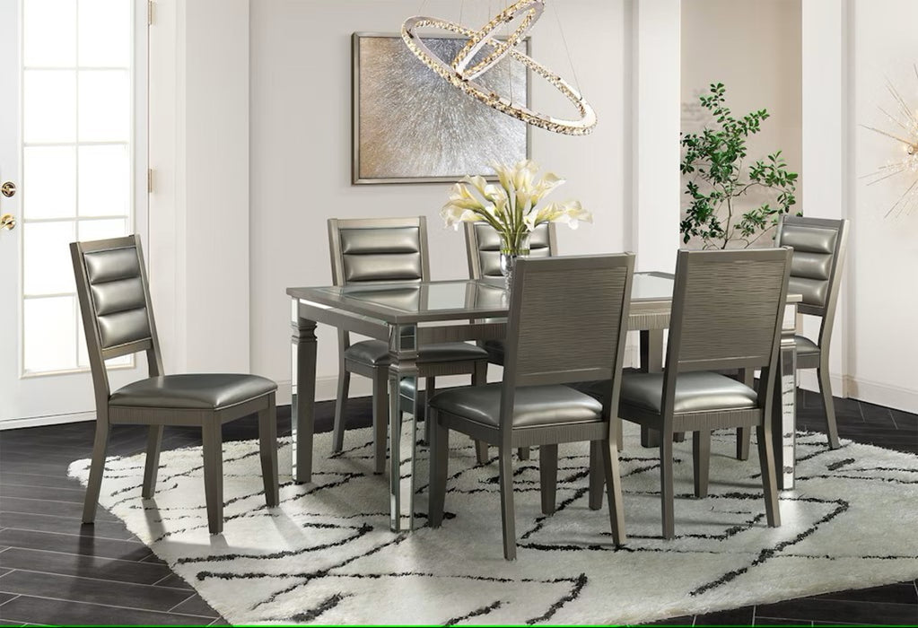 14.5 Dining Table in Dark Champagne - Jack’s Furniture and More (Laredo, TX)