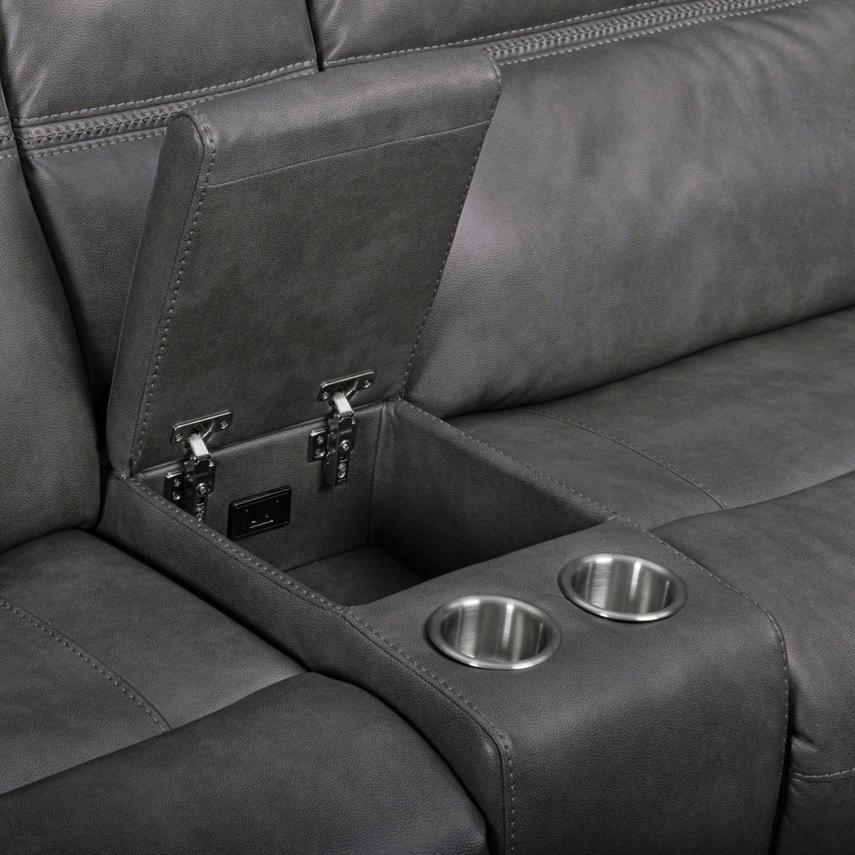 Camaro 6PC Sectional Set in Nugget Grey