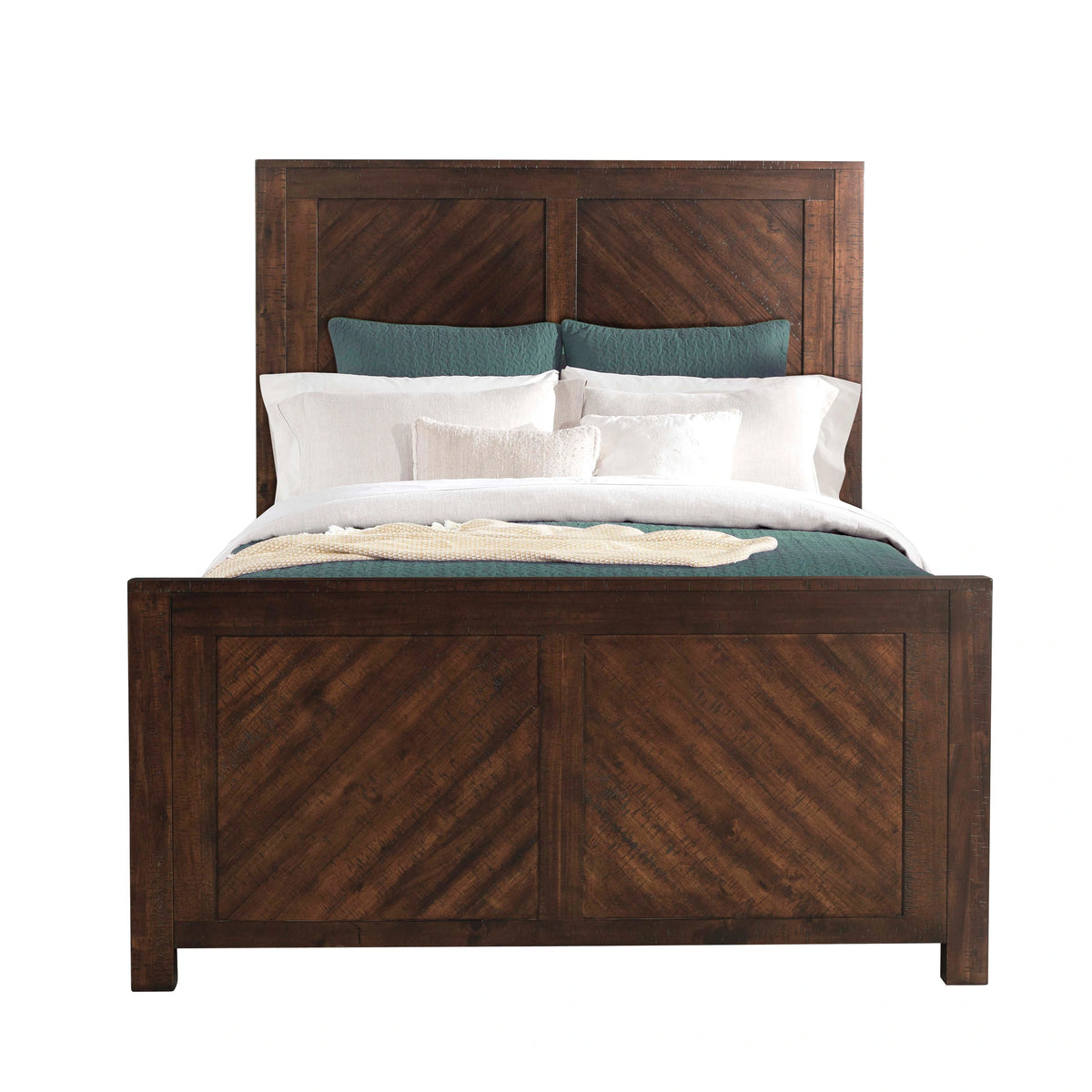 Jax Platform Storage Bed in Cherry