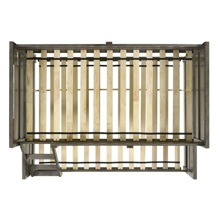 Wade Twin over Full Bunk Bed in Gray - Jack’s Furniture and More (Laredo, TX)