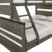 Wade Twin over Full Bunk Bed in Gray - Jack’s Furniture and More (Laredo, TX)