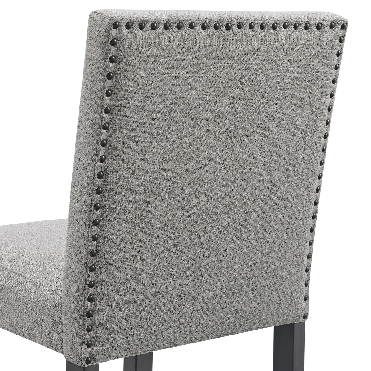 Seneca Counter Side Chair with Grey Fabric (2 Per Carton)