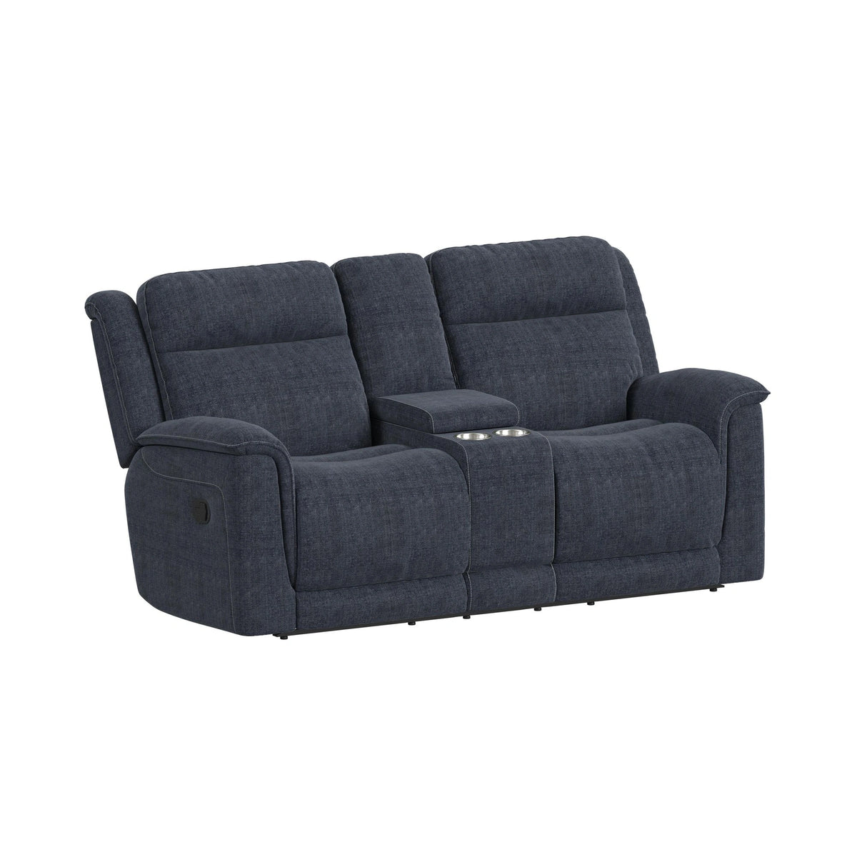 Striker Living Room Set in Bristol Cobalt