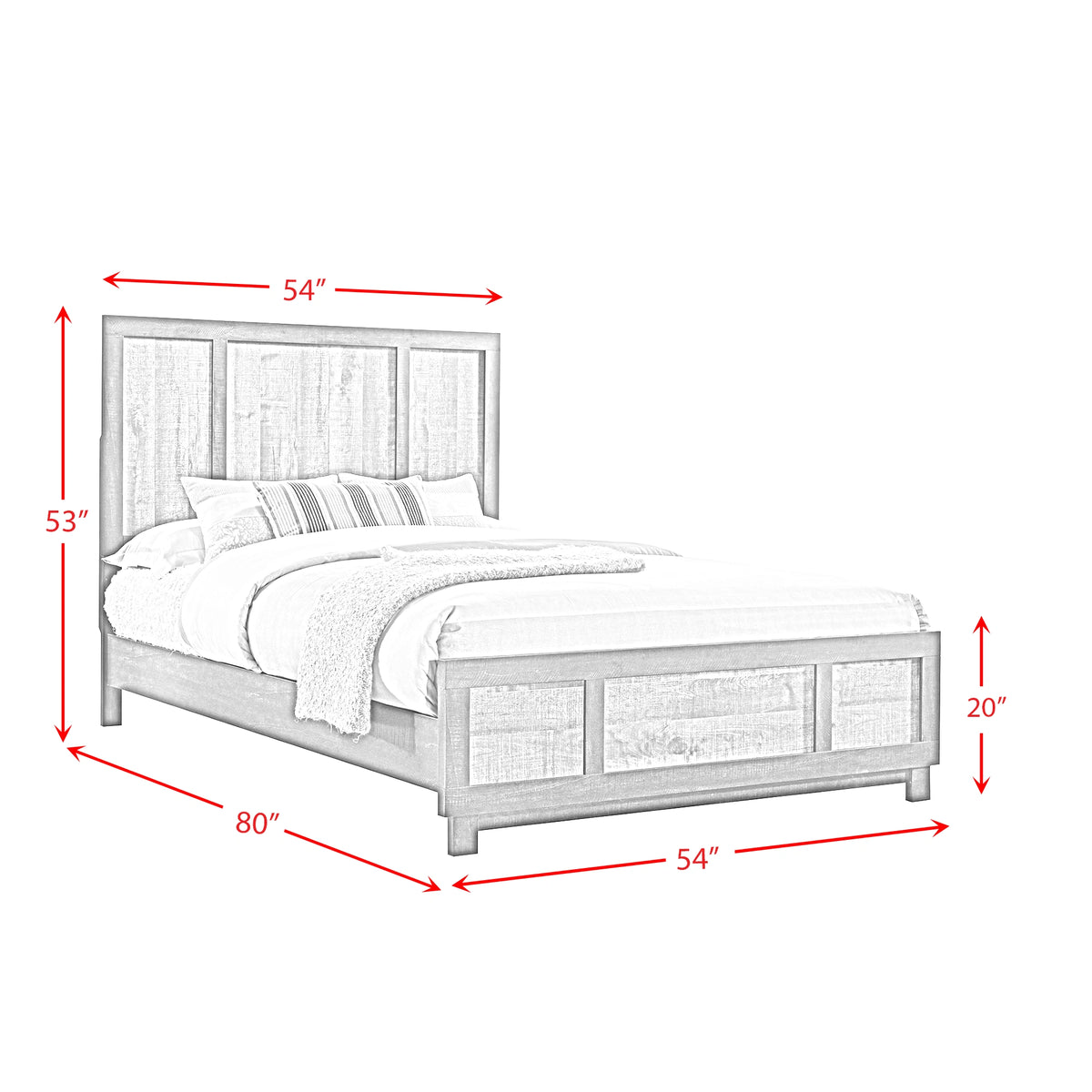 Harlington Bedroom Set with 2 Nightstands