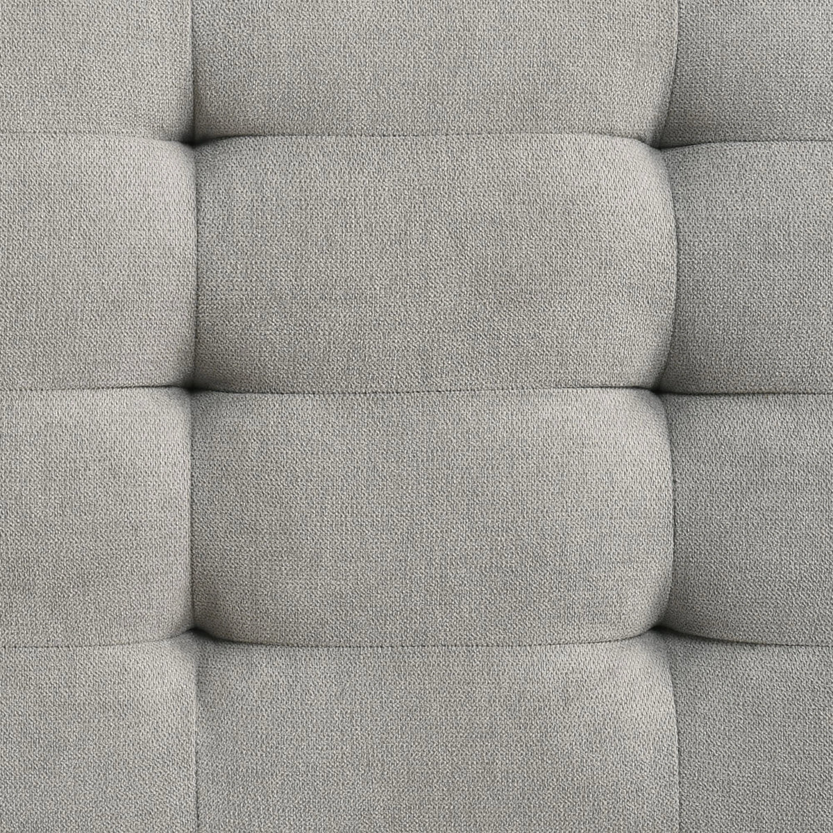 Malibu Bench with Grey Fabric in Walnut