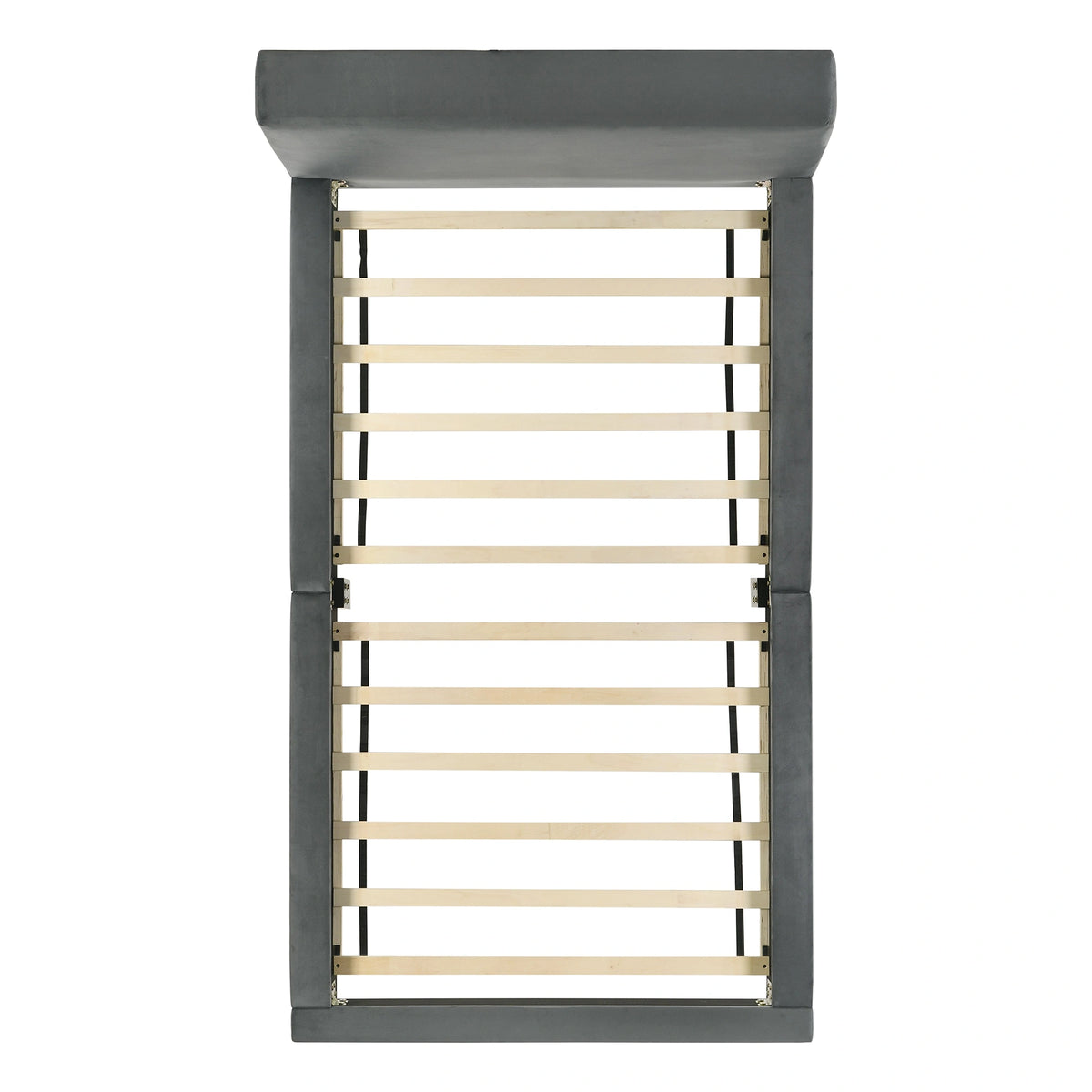 Brookhaven UPH Bed in Grey Velvet