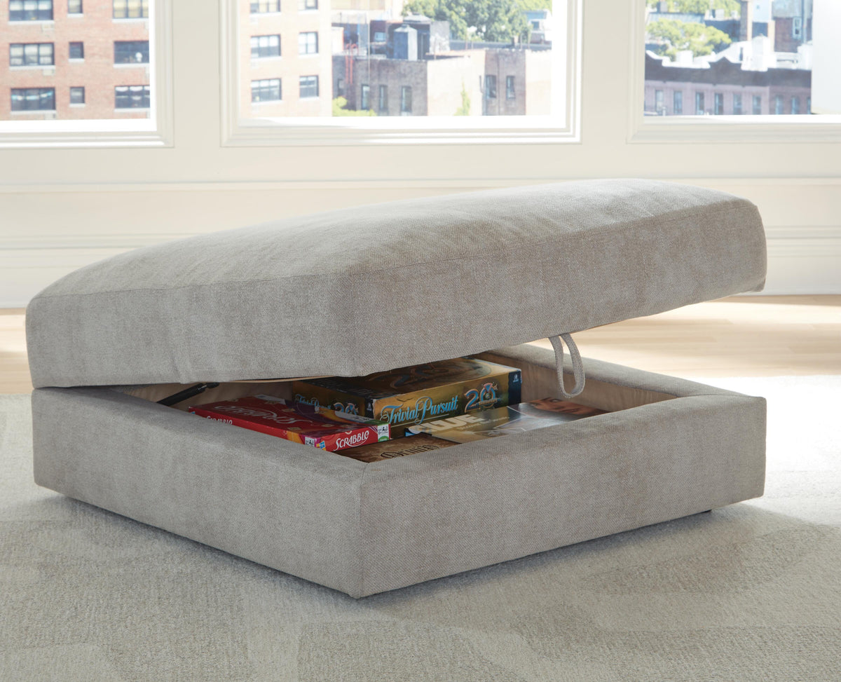 Aslan Court Ottoman With Storage - Jack’s Furniture and More (Laredo, TX)