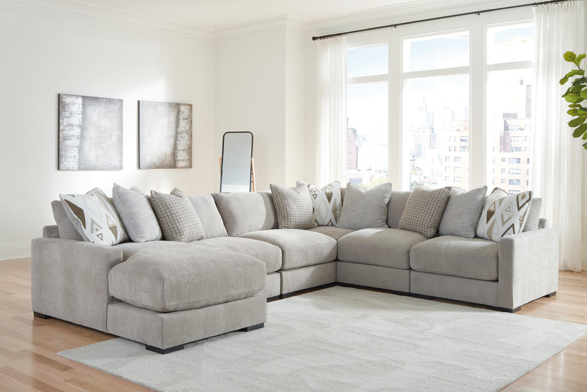 Aslan Court Sectional with Chaise - Jack’s Furniture and More (Laredo, TX)