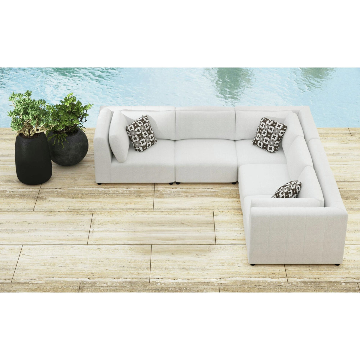 Zandara Modular Set in Olefin Beige