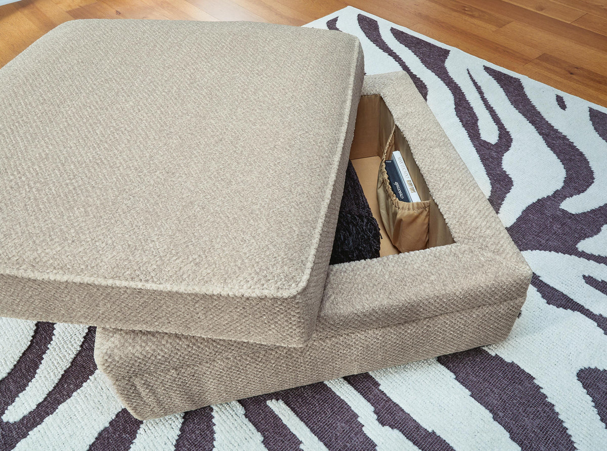 Calnita Ottoman With Storage - Jack’s Furniture and More (Laredo, TX)