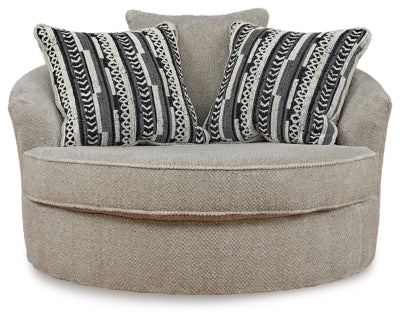 Calnita Oversized Swivel Accent Chair - Jack’s Furniture and More (Laredo, TX)