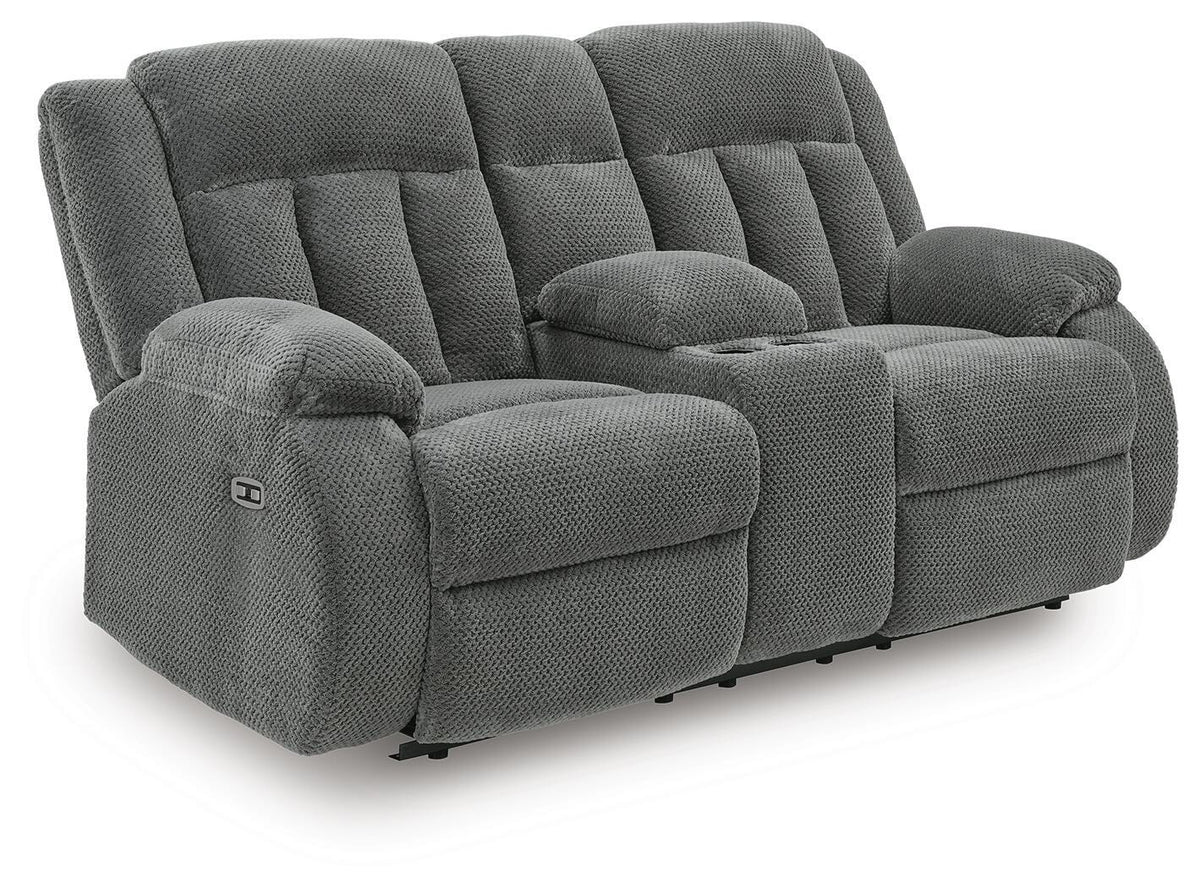 Observation Power Reclining Loveseat with Console - Jack’s Furniture and More (Laredo, TX)