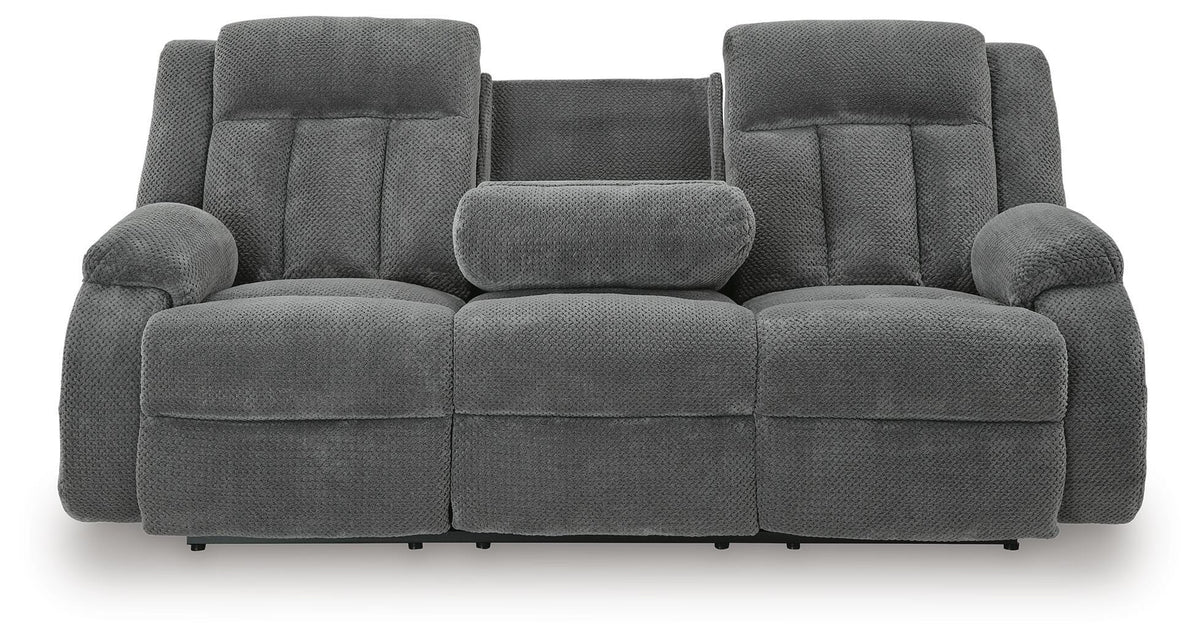 Observation Power Reclining Sofa with Drop Down Table - Jack’s Furniture and More (Laredo, TX)