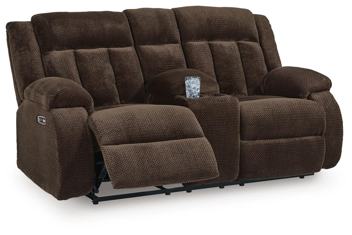 Observation Power Reclining Loveseat with Console - Jack’s Furniture and More (Laredo, TX)