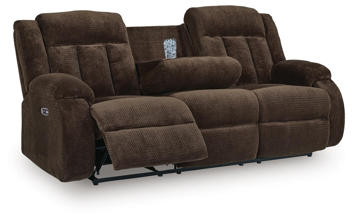 Observation Power Reclining Sofa with Drop Down Table - Jack’s Furniture and More (Laredo, TX)