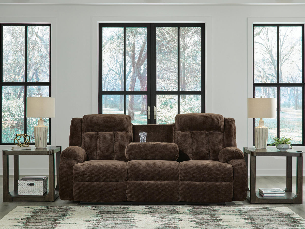 Observation Power Reclining Sofa with Drop Down Table - Jack’s Furniture and More (Laredo, TX)
