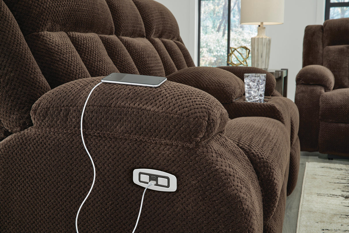 Observation Power Reclining Loveseat with Console - Jack’s Furniture and More (Laredo, TX)
