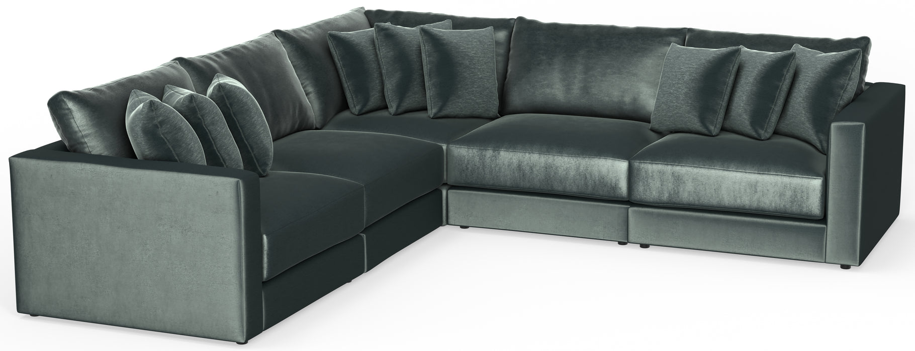 Remington (Pine) Modular Sectional - 5pc. - Jack’s Furniture and More (Laredo, TX)