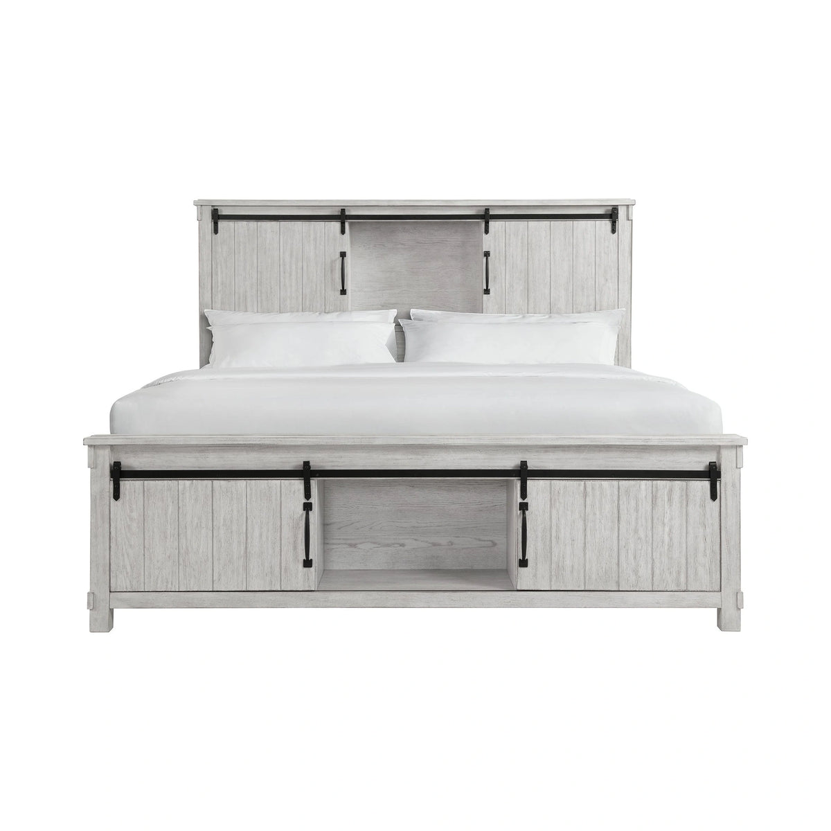 Scott Storage Bed White Finish