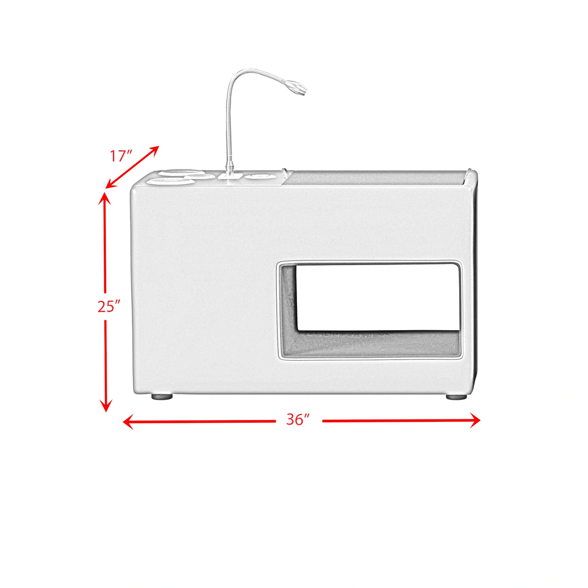 Valari Transformer Bed with Electronic Features in Grey PU