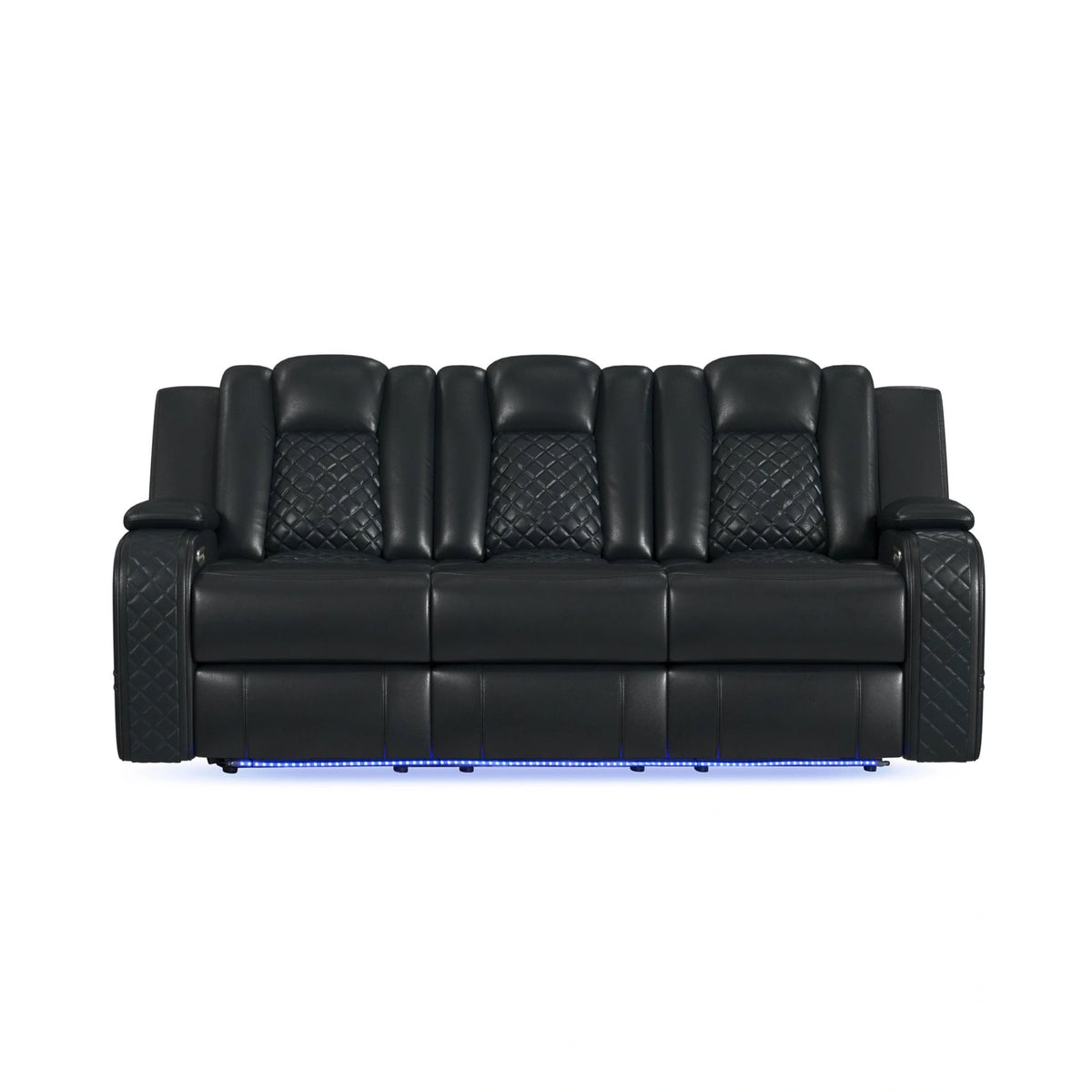 Carlo Power Motion Sofa with Power Headrest, Dropdown Table, Power Strip, LED and Reading Light