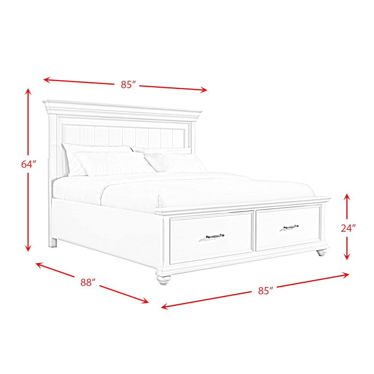 Slater King Bed