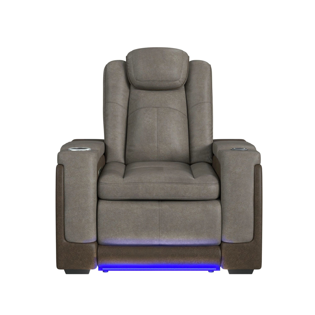 Lantana Power Motion Recliner with Power Headrest, Led, Wireless Charger and Cup Holder