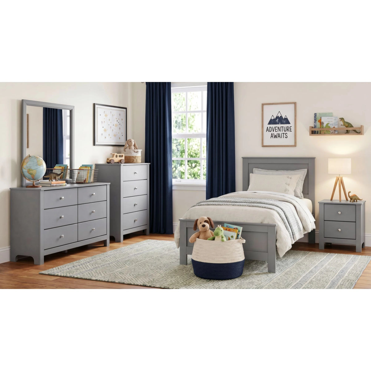 Sami Youth Dresser and Mirror Set