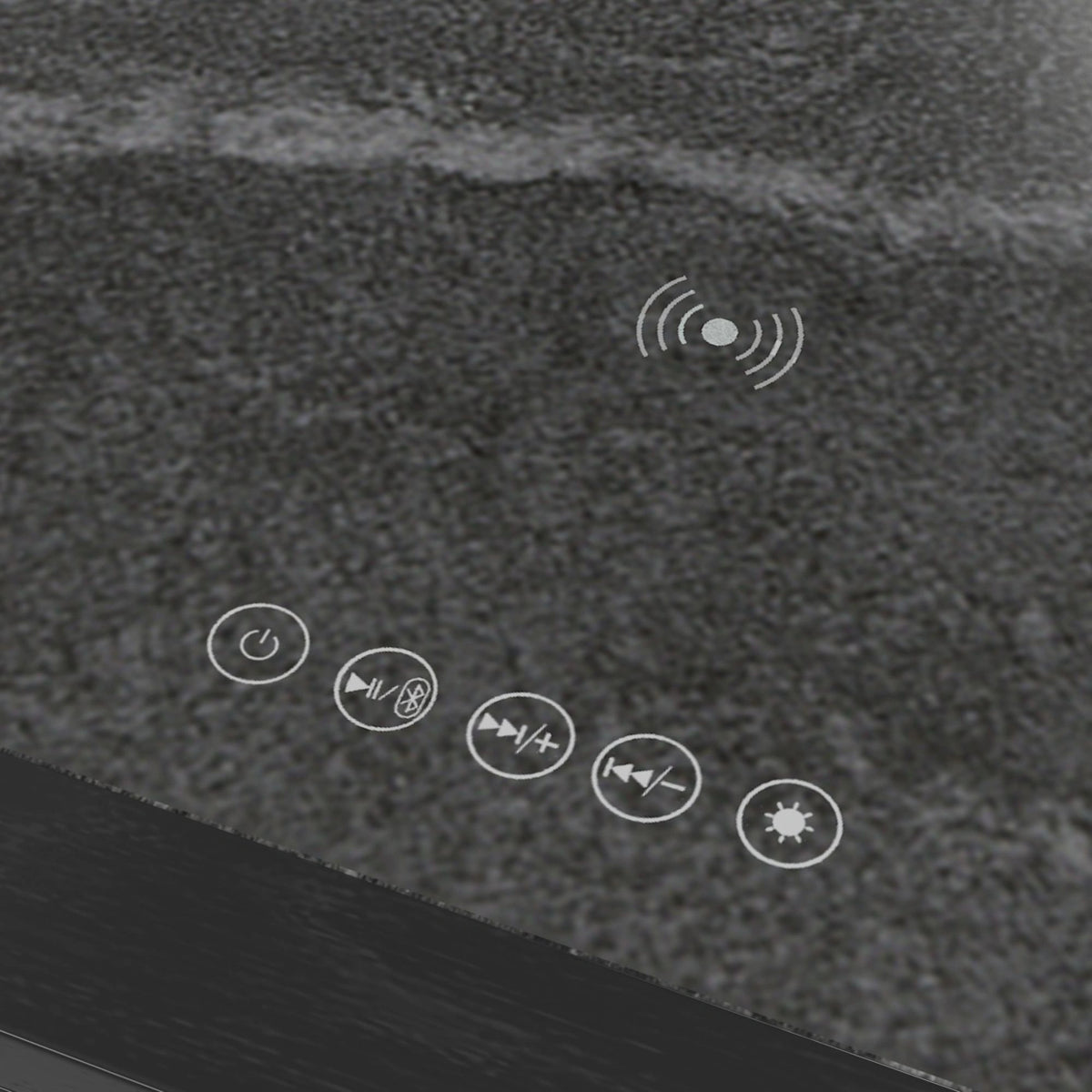 Halo Smart Coffee Table with Cooler and Speaker in Black