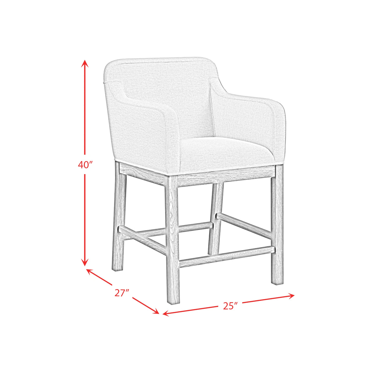 Glinda Dining Set in Brown
