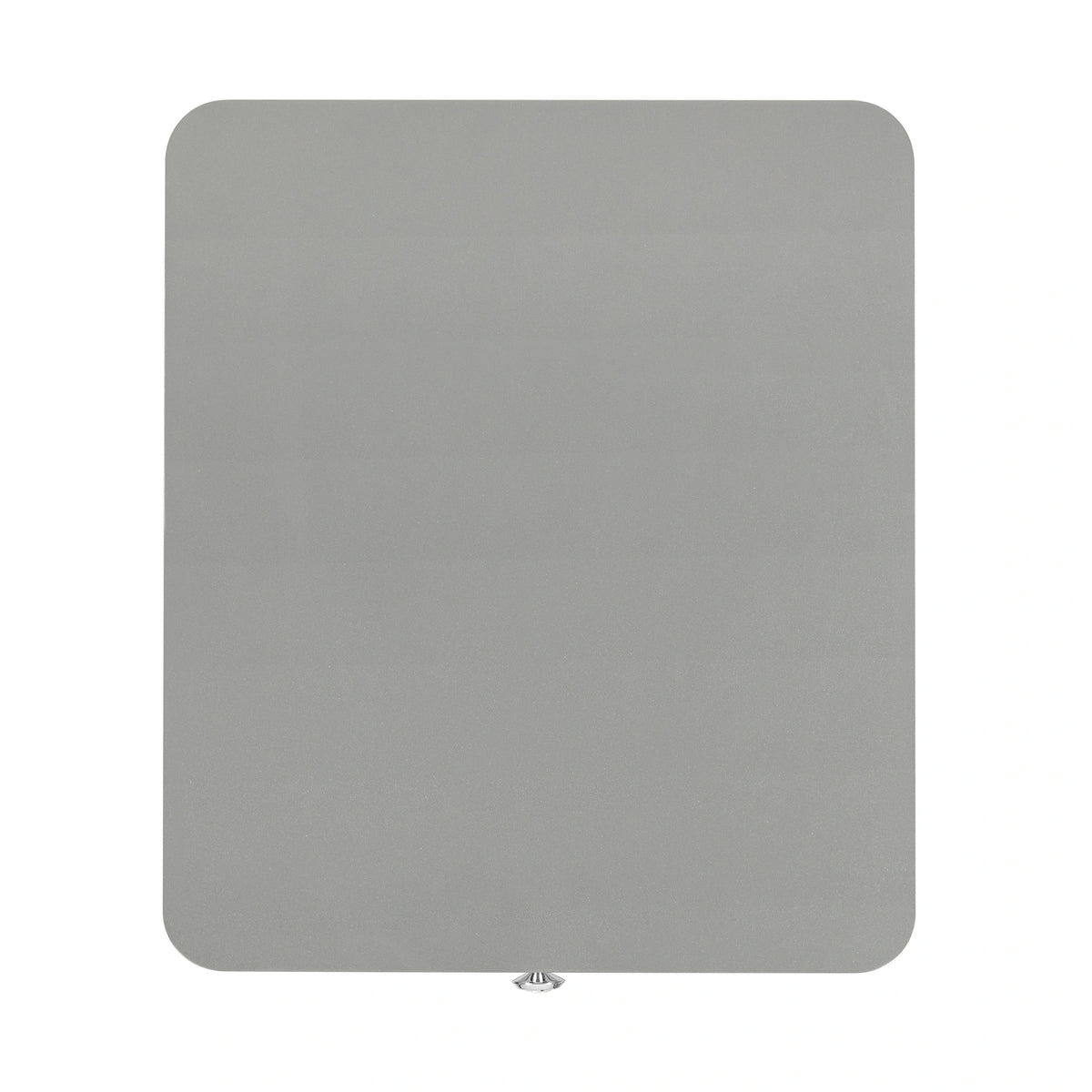 Avril Chairside Table with Power/USB in Silver